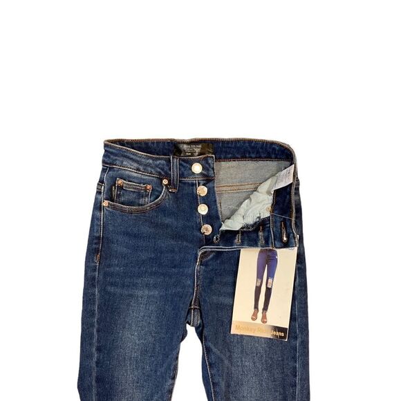 Monkey Ride Jeans Heritage Distressed Jeans. Size 1/25, NWT - Picture 2 of 9